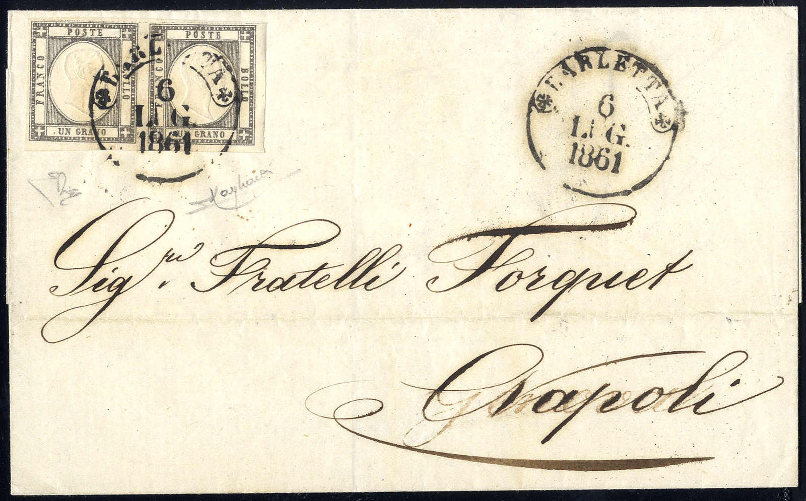 Lot 328 - europe early states naples - Viennafil Auktionen Auction #73 Worldwide Mail Auction: Italy, Austria, Germany, Europe and Overseas Lot 328 - europe early states naples - Viennafil Auktionen Auction #73 Worldwide Mail Auction: Italy, Austria, Germany, Europe and Overseas