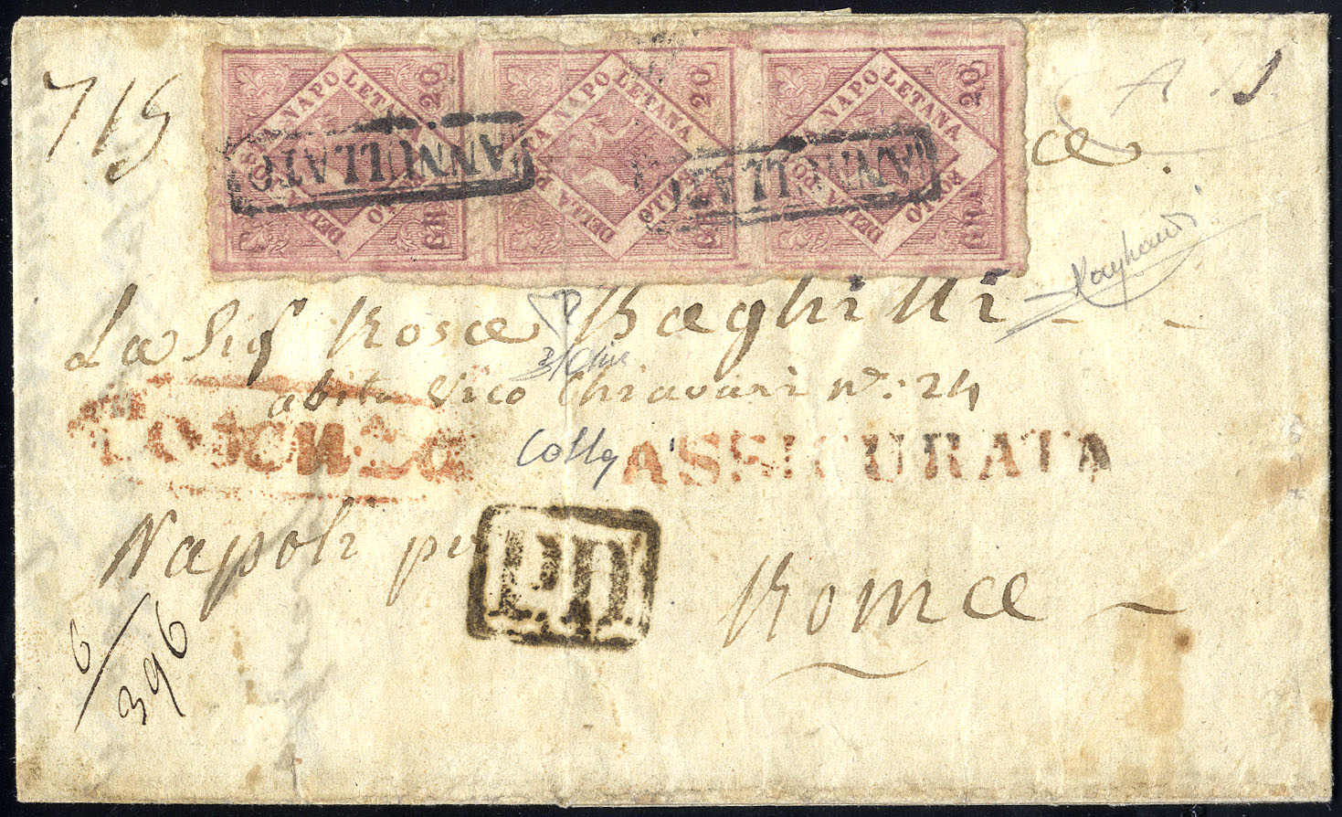 Lot 326 - europe early states naples - Viennafil Auktionen Auction #73 Worldwide Mail Auction: Italy, Austria, Germany, Europe and Overseas Lot 326 - europe early states naples - Viennafil Auktionen Auction #73 Worldwide Mail Auction: Italy, Austria, Germany, Europe and Overseas