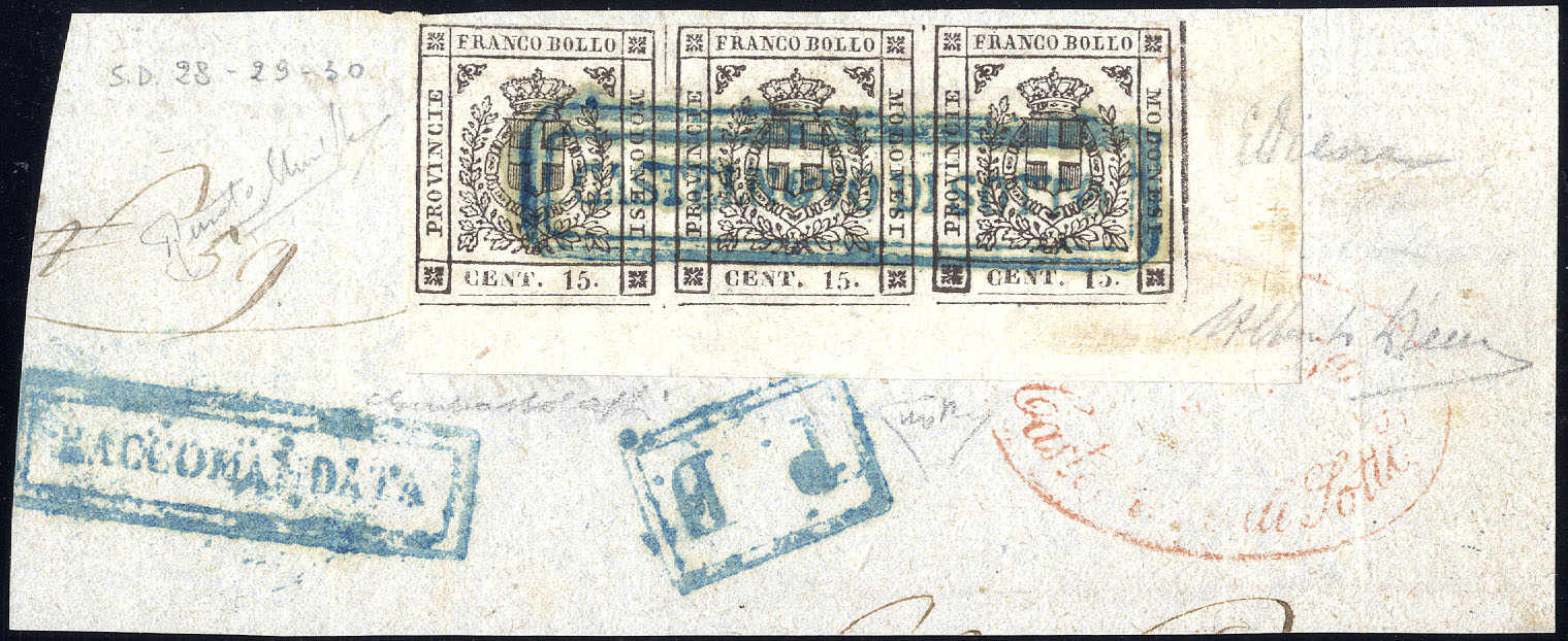 Lot 305 - europe modena -  Viennafil Auktionen Auction #73 Worldwide Mail Auction: Italy, Austria, Germany, Europe and Overseas