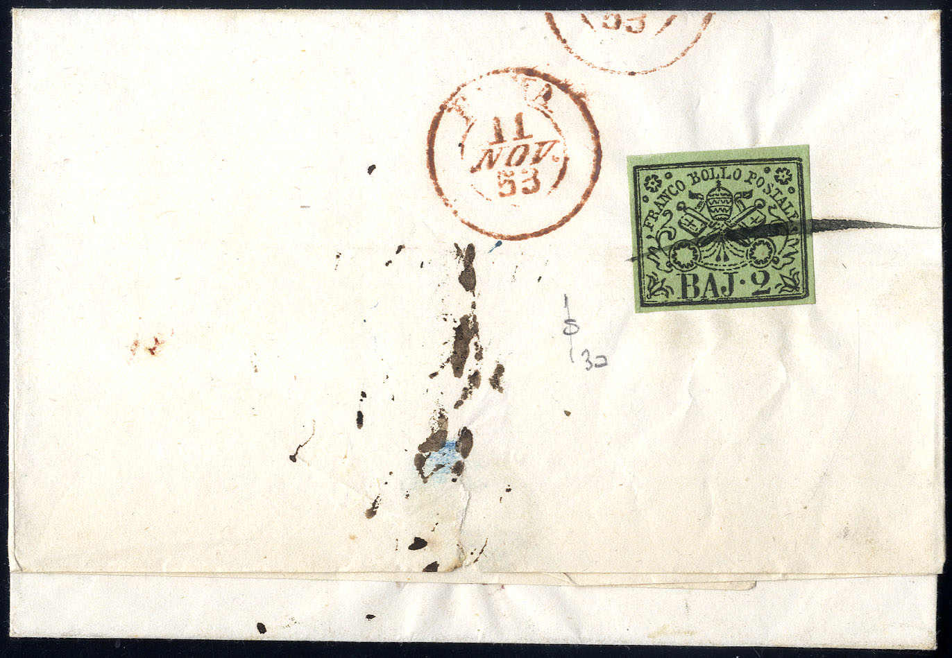 Lot 374 - europe papal states -  Viennafil Auktionen Auction #73 Worldwide Mail Auction: Italy, Austria, Germany, Europe and Overseas