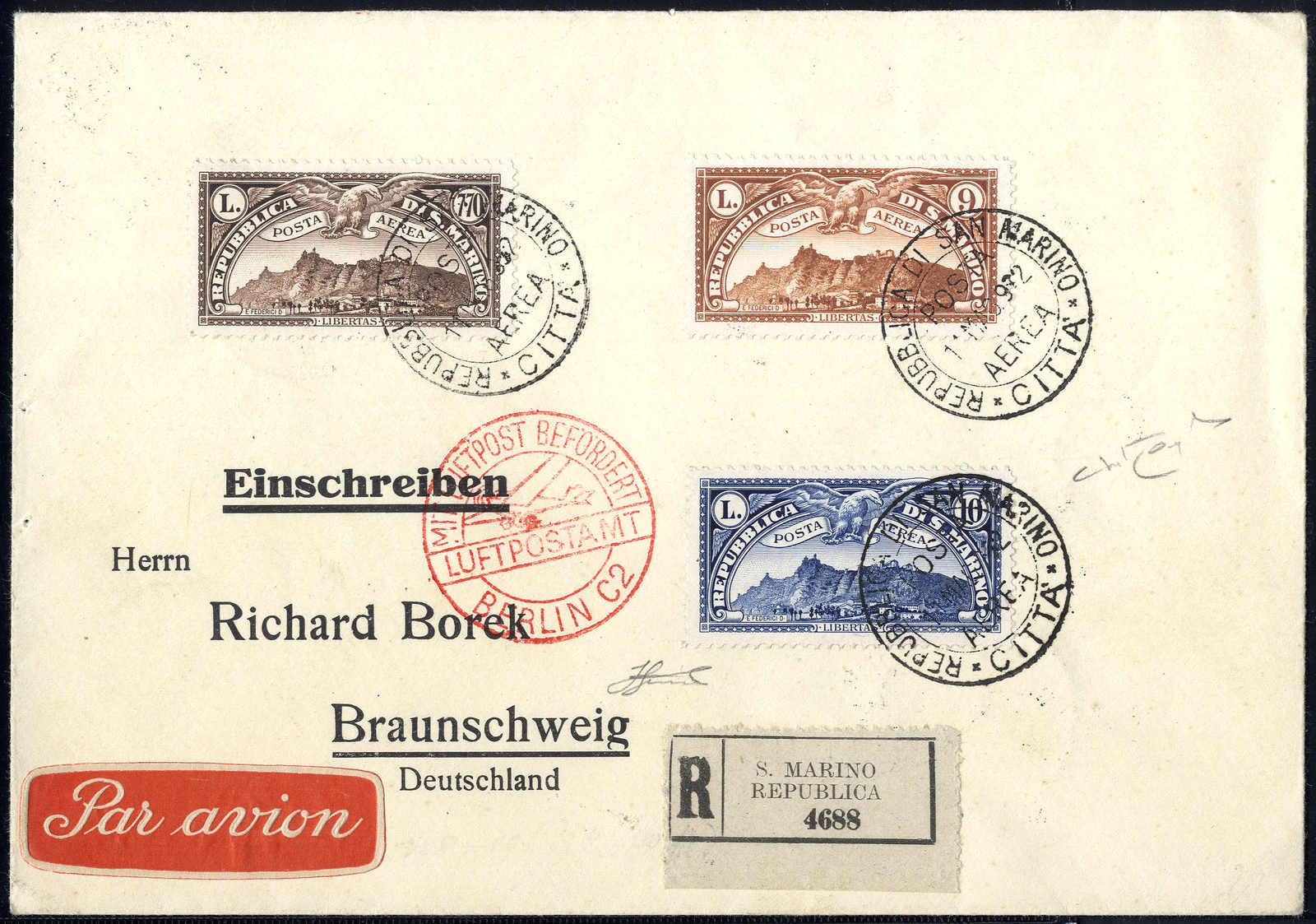 Lot 1250 - europe San Marino - Viennafil Auktionen 63rd LIVE AUCTION Lot 1250 - europe San Marino - Viennafil Auktionen 63rd LIVE AUCTION