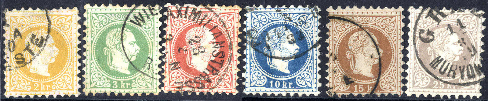 Lot 2117 - europe Austria 1867 Issue - Viennafil Auktionen 63rd LIVE AUCTION Lot 2117 - europe Austria 1867 Issue - Viennafil Auktionen 63rd LIVE AUCTION