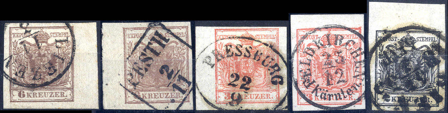Lot 2147 - europe austria issue 1850 -  Viennafil Auktionen Auction #66 Worldwide Mail Auction: Italy, Austria, Germany, Europe and Overseas