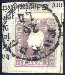 4745057: Österreich Zeitungsmarke 1858/59