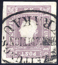 4745057: Österreich Zeitungsmarke 1858/59