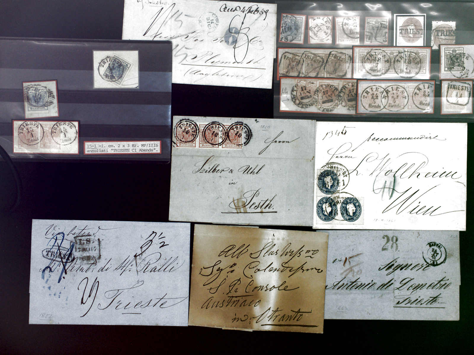 Lot 1887 - europe Austria Cancellations Austrian Littoral -  Viennafil Auktionen 63rd LIVE AUCTION