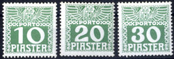4785: Austrian Levant - Postage due stamps
