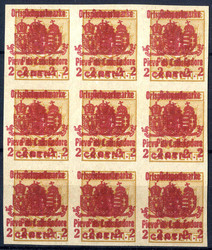 4805: Österreich Feldpost Italien örtliche Zustellmarken