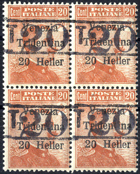 Lot 1034 - europe italian occupation trentino -  Viennafil Auktionen Auction #66 Worldwide Mail Auction: Italy, Austria, Germany, Europe and Overseas