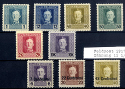 4795: Österreich Feldpost Allgemeine Ausgaben