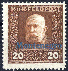 4810: Österreich Feldpost Montenegro