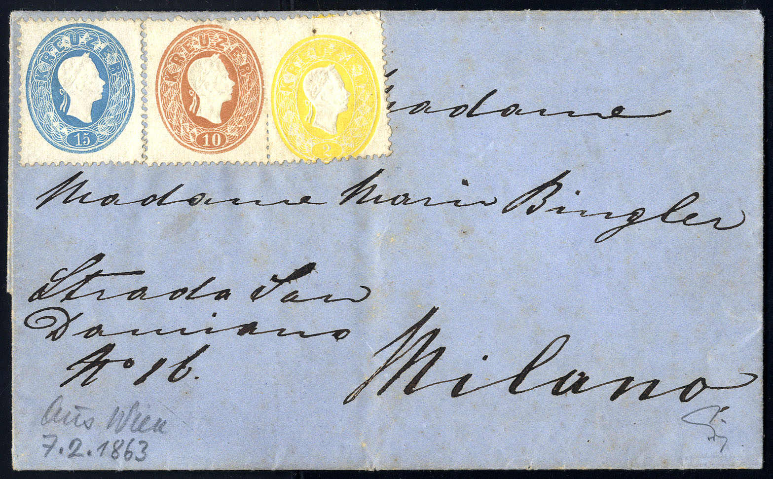 Lot 2019 - europe Austria 1860 Issue - Viennafil Auktionen 63rd LIVE AUCTION Lot 2019 - europe Austria 1860 Issue - Viennafil Auktionen 63rd LIVE AUCTION