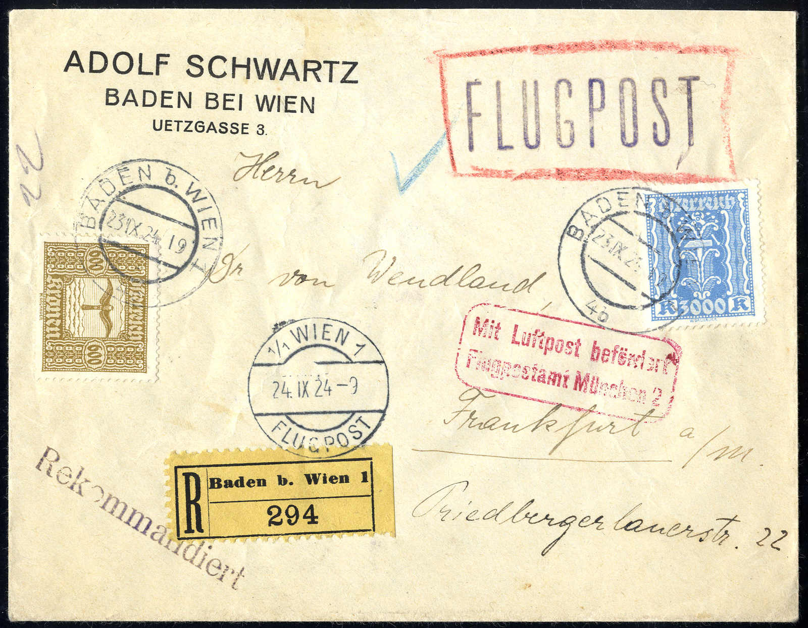 Lot 2080 - europe Austria 1st. Republic - Viennafil Auktionen Auction #69 Worldwide Mail Auction: Italy, Austria, Germany, Europe and Overseas Lot 2080 - europe Austria 1st. Republic - Viennafil Auktionen Auction #69 Worldwide Mail Auction: Italy, Austria, Germany, Europe and Overseas
