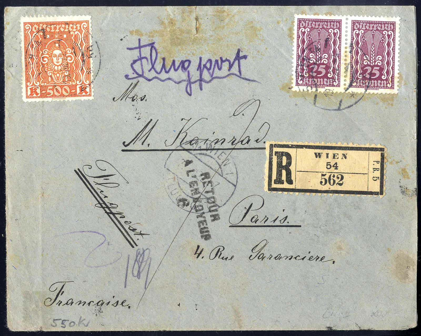 Lot 2251 - europe Austria 1st. Republic -  Viennafil Auktionen 63rd LIVE AUCTION