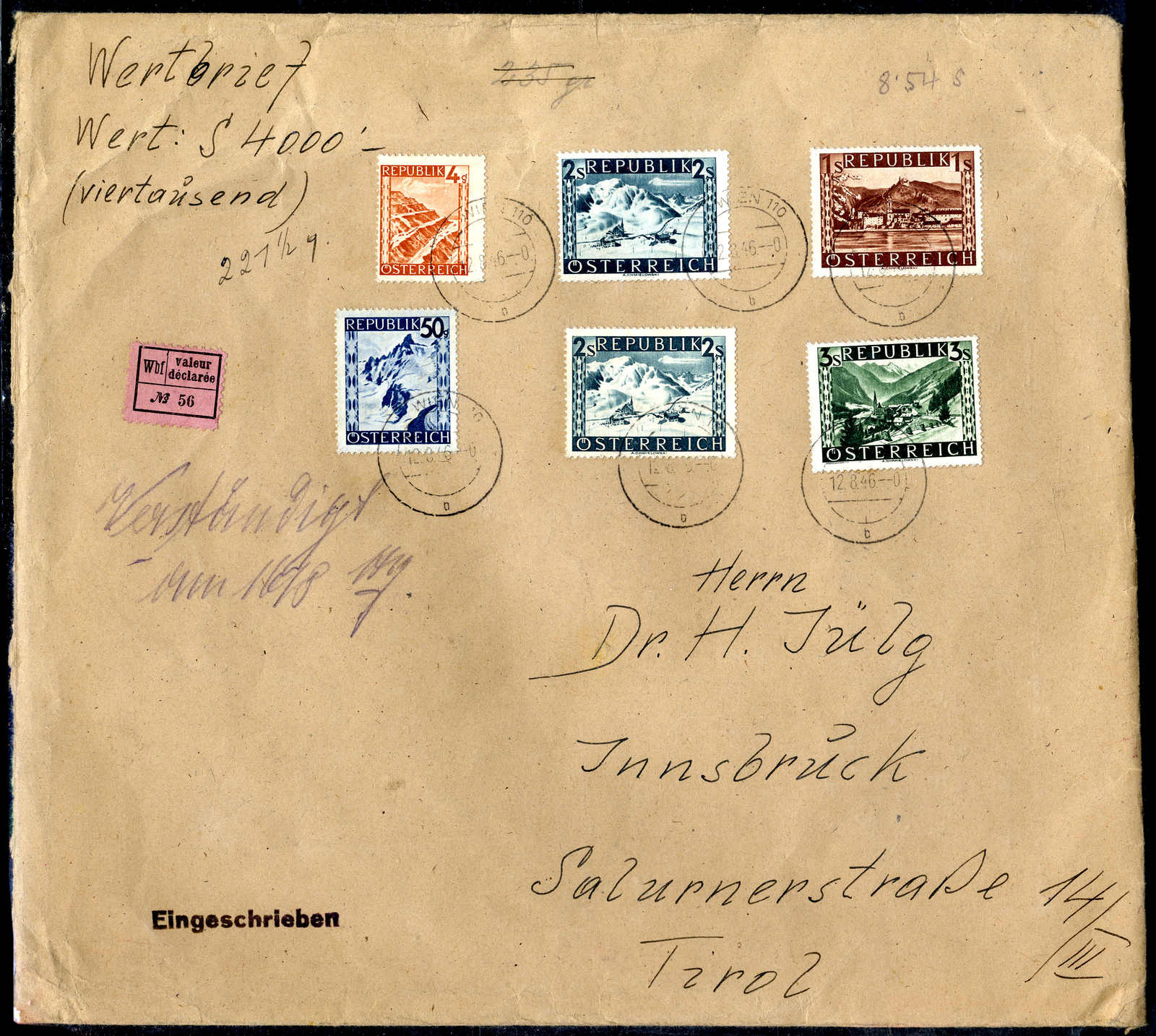 Lot 2411 - europe Austria 2nd. Republic -  Viennafil Auktionen 63rd LIVE AUCTION