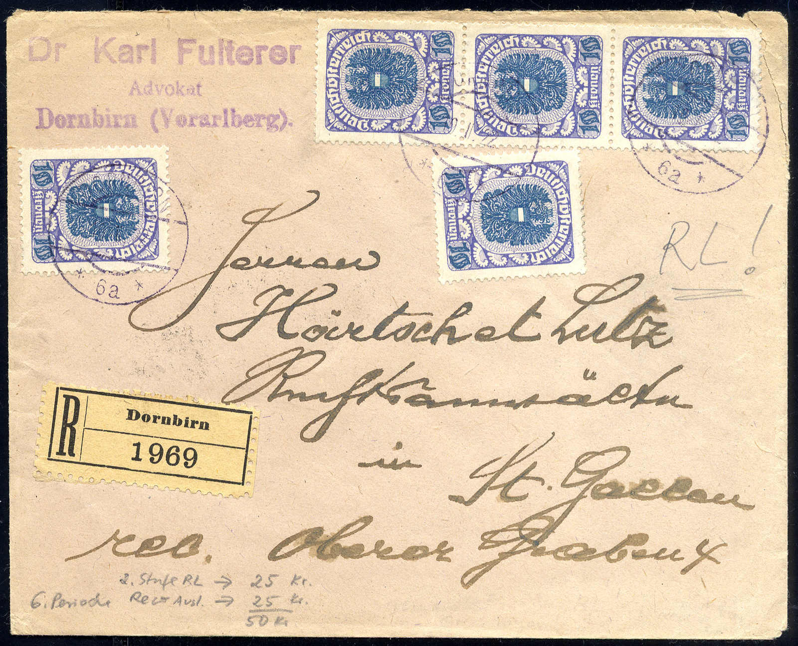 Lot 2257 - europe Austria 1st. Republic -  Viennafil Auktionen 63rd LIVE AUCTION