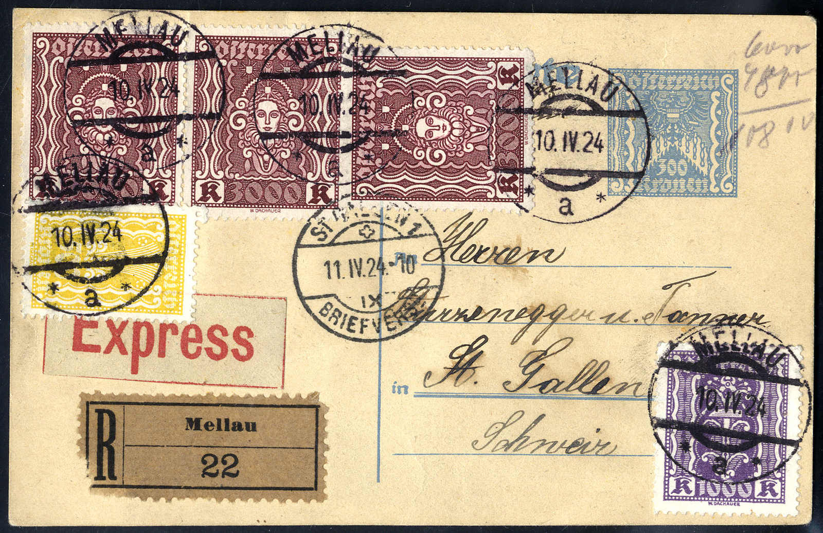 Lot 2274 - europe Austria 1st. Republic -  Viennafil Auktionen 63rd LIVE AUCTION