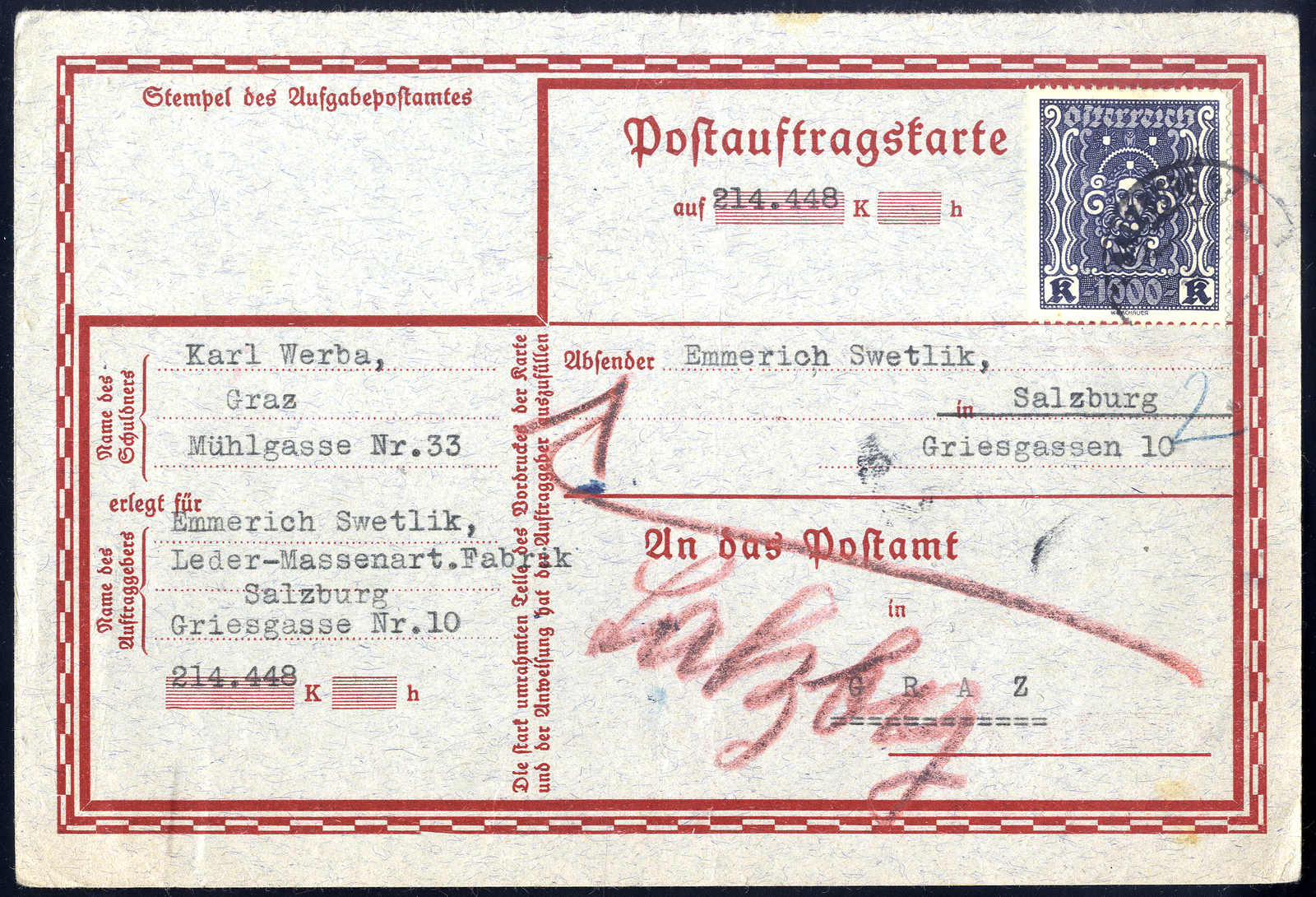 Lot 2254 - europe Austria 1st. Republic -  Viennafil Auktionen 63rd LIVE AUCTION