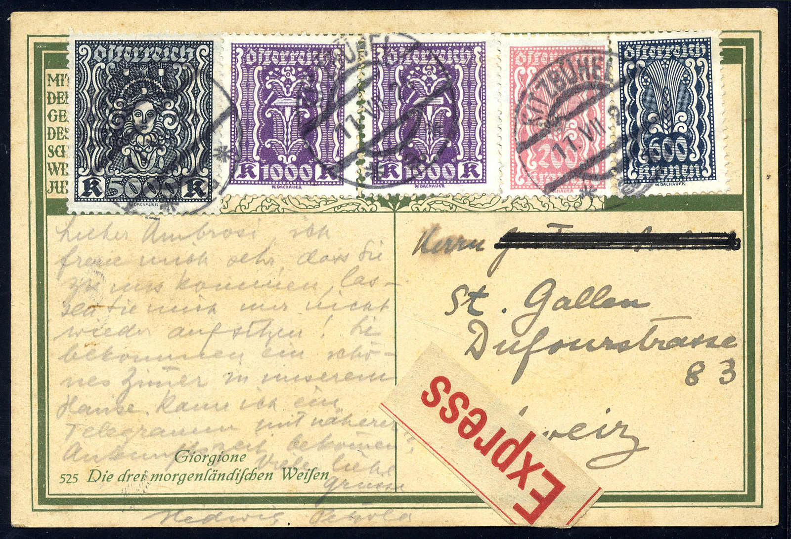 Lot 2271 - europe Austria 1st. Republic -  Viennafil Auktionen 63rd LIVE AUCTION