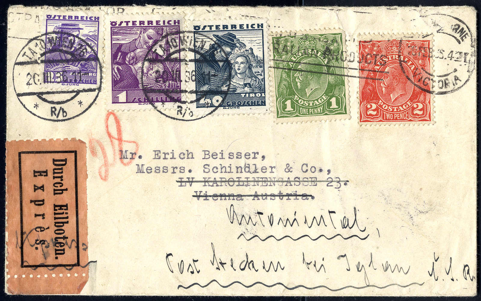 Lot 2343 - europe Austria 1st. Republic -  Viennafil Auktionen 63rd LIVE AUCTION