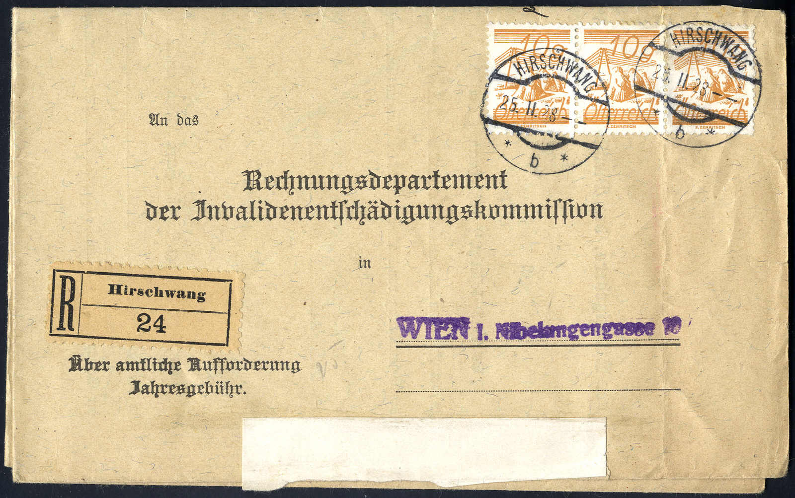 Lot 2289 - europe Austria 1st. Republic -  Viennafil Auktionen 63rd LIVE AUCTION