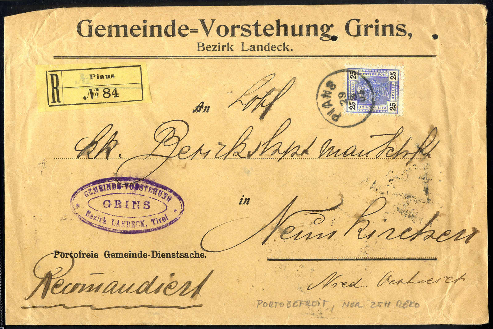 Lot 1829 - europe Austria Cancellations Tyrol - Viennafil Auktionen 63rd LIVE AUCTION Lot 1829 - europe Austria Cancellations Tyrol - Viennafil Auktionen 63rd LIVE AUCTION