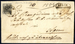 4745370: Österreich Abstempelungen Kroatien Slawonien - Stempel