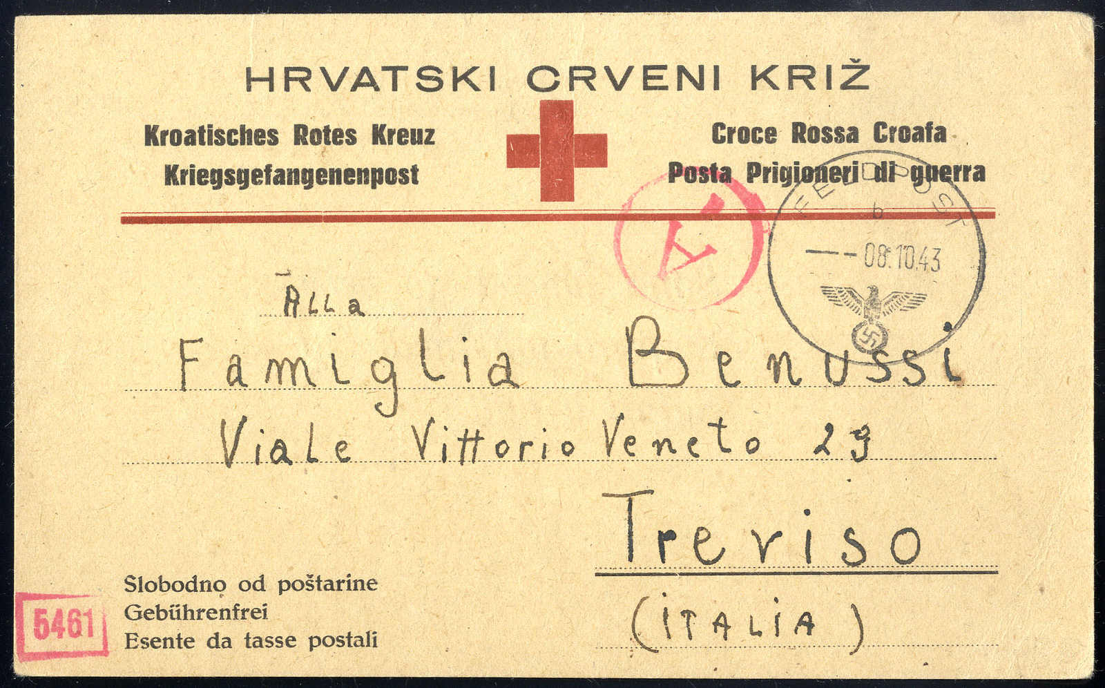 Lot 1129 - europe Italian Occupation II WW Croatia Sebenik-Spalato -  Viennafil Auktionen 63rd LIVE AUCTION