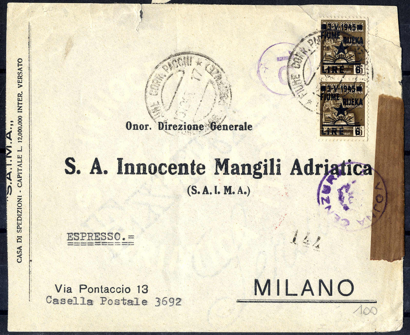 Lot 1132 - europe Yugoslavia Issues for Istria and Slovenia, Fiume -  Viennafil Auktionen 63rd LIVE AUCTION