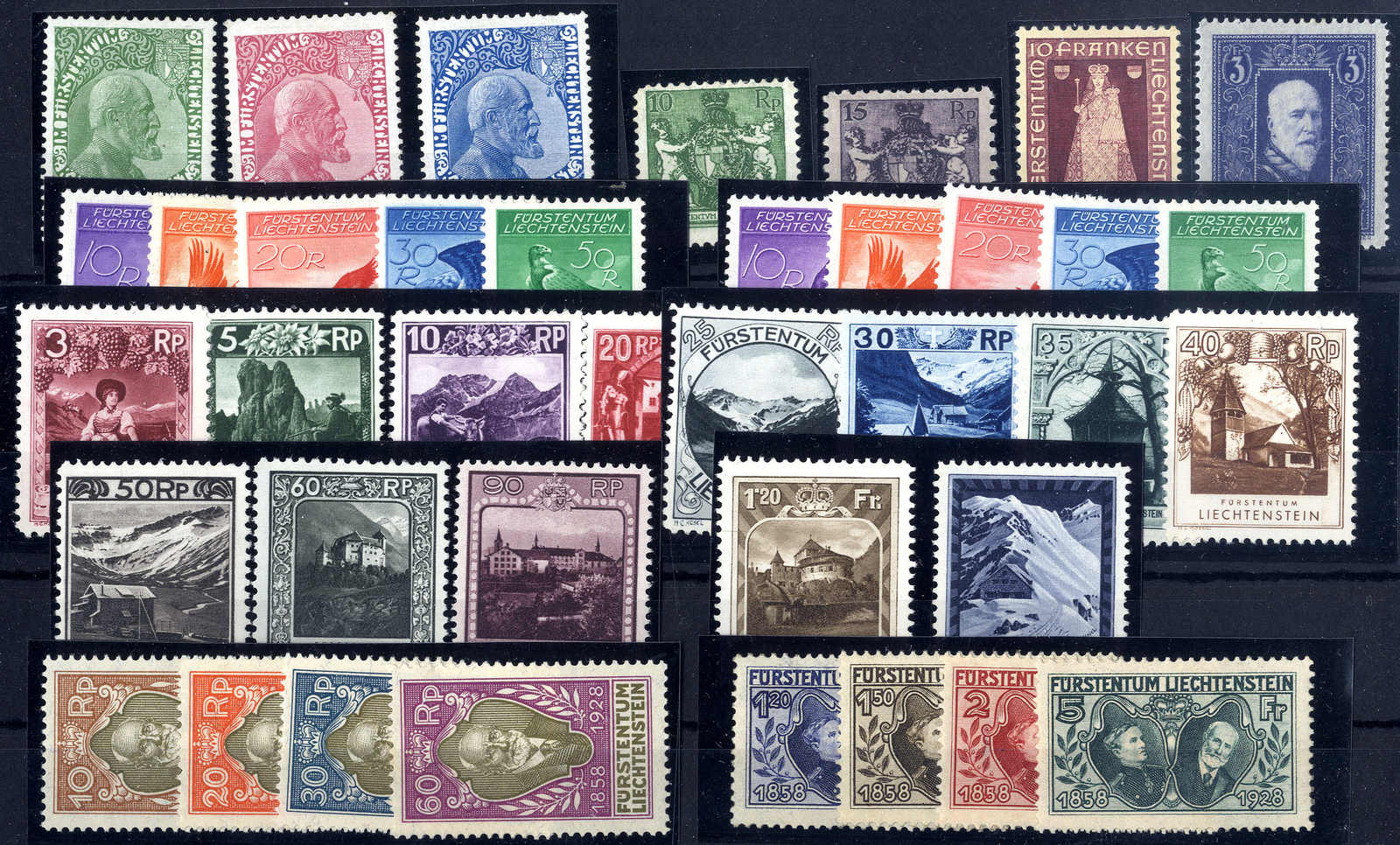 Lot 3654 - europe Liechtenstein - Viennafil Auktionen 63rd LIVE AUCTION Lot 3654 - europe Liechtenstein - Viennafil Auktionen 63rd LIVE AUCTION