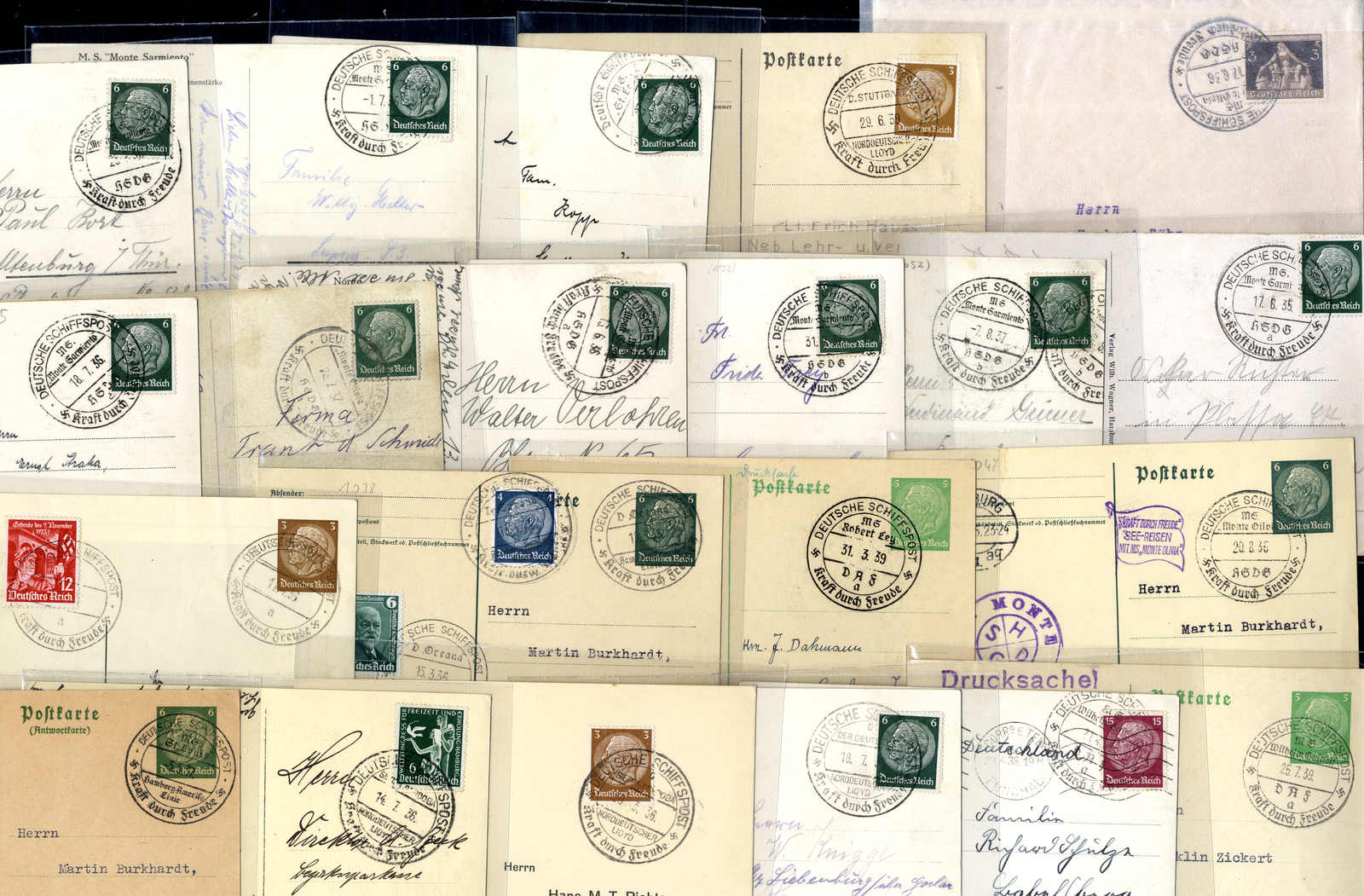 Lot 3037 - germany German Ship post, generally - Viennafil Auktionen 63rd LIVE AUCTION Lot 3037 - germany German Ship post, generally - Viennafil Auktionen 63rd LIVE AUCTION