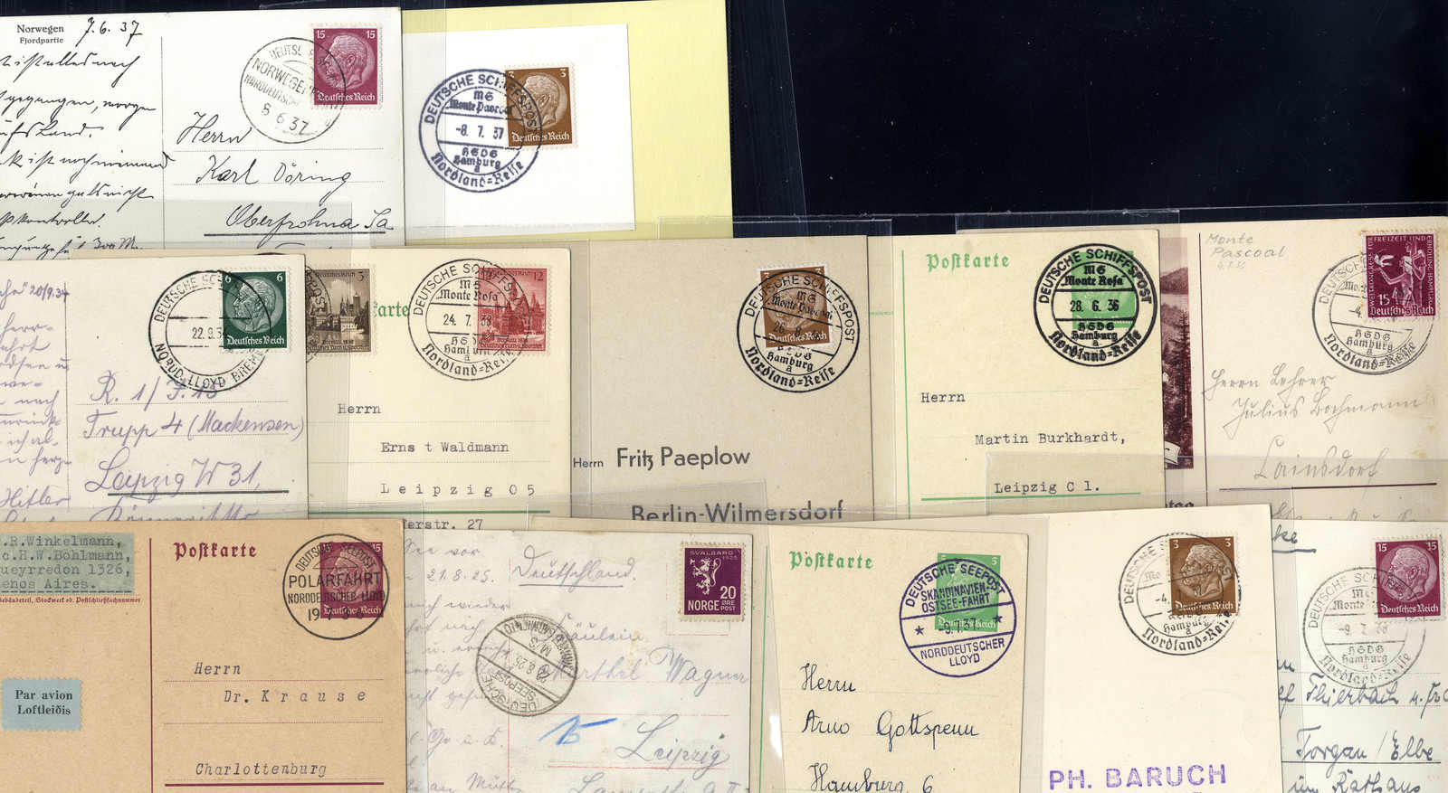 Lot 3035 - germany German Ship post, generally - Viennafil Auktionen 63rd LIVE AUCTION Lot 3035 - germany German Ship post, generally - Viennafil Auktionen 63rd LIVE AUCTION