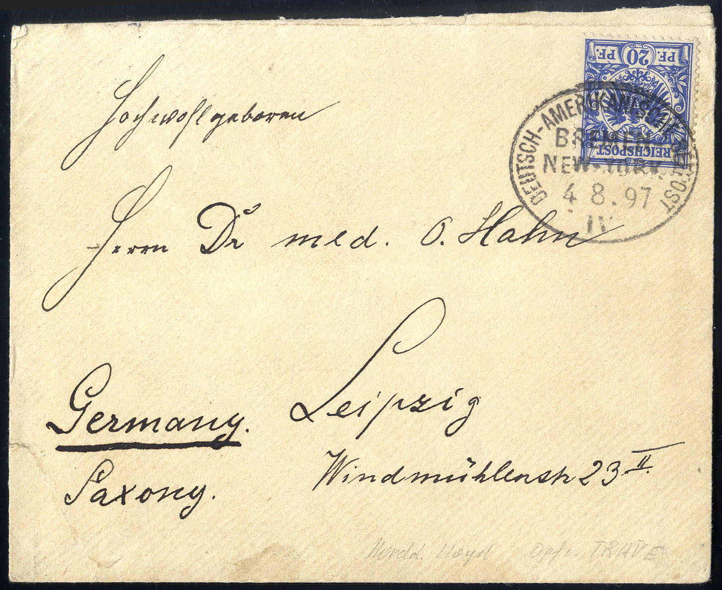 Lot 3020 - germany German Ship post abraod - Seapost - Viennafil Auktionen 63rd LIVE AUCTION Lot 3020 - germany German Ship post abraod - Seapost - Viennafil Auktionen 63rd LIVE AUCTION