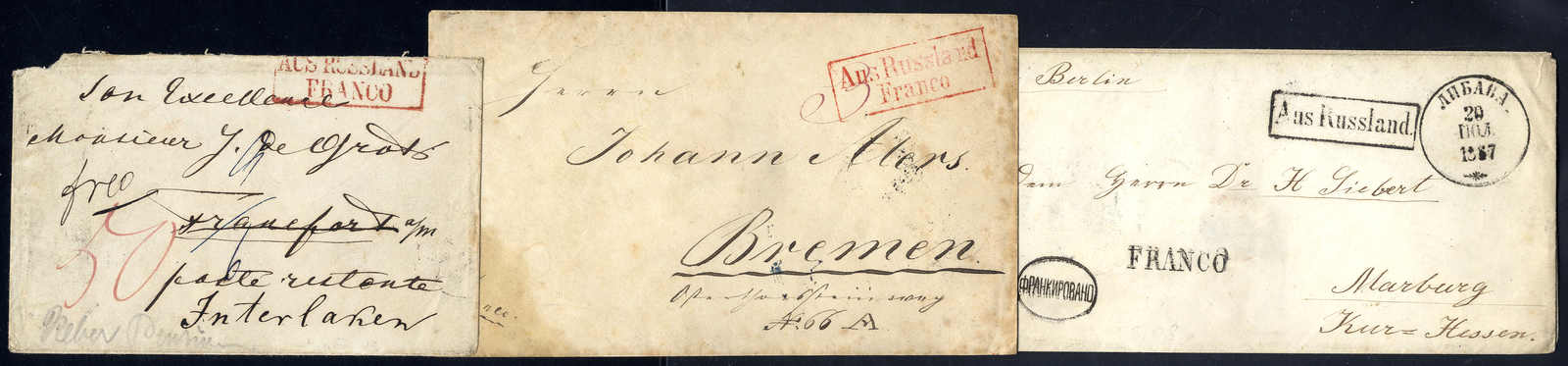 Lot 3262 - europe russia imperial pre-stamp postal history - Viennafil Auktionen 63rd LIVE AUCTION Lot 3262 - europe russia imperial pre-stamp postal history - Viennafil Auktionen 63rd LIVE AUCTION