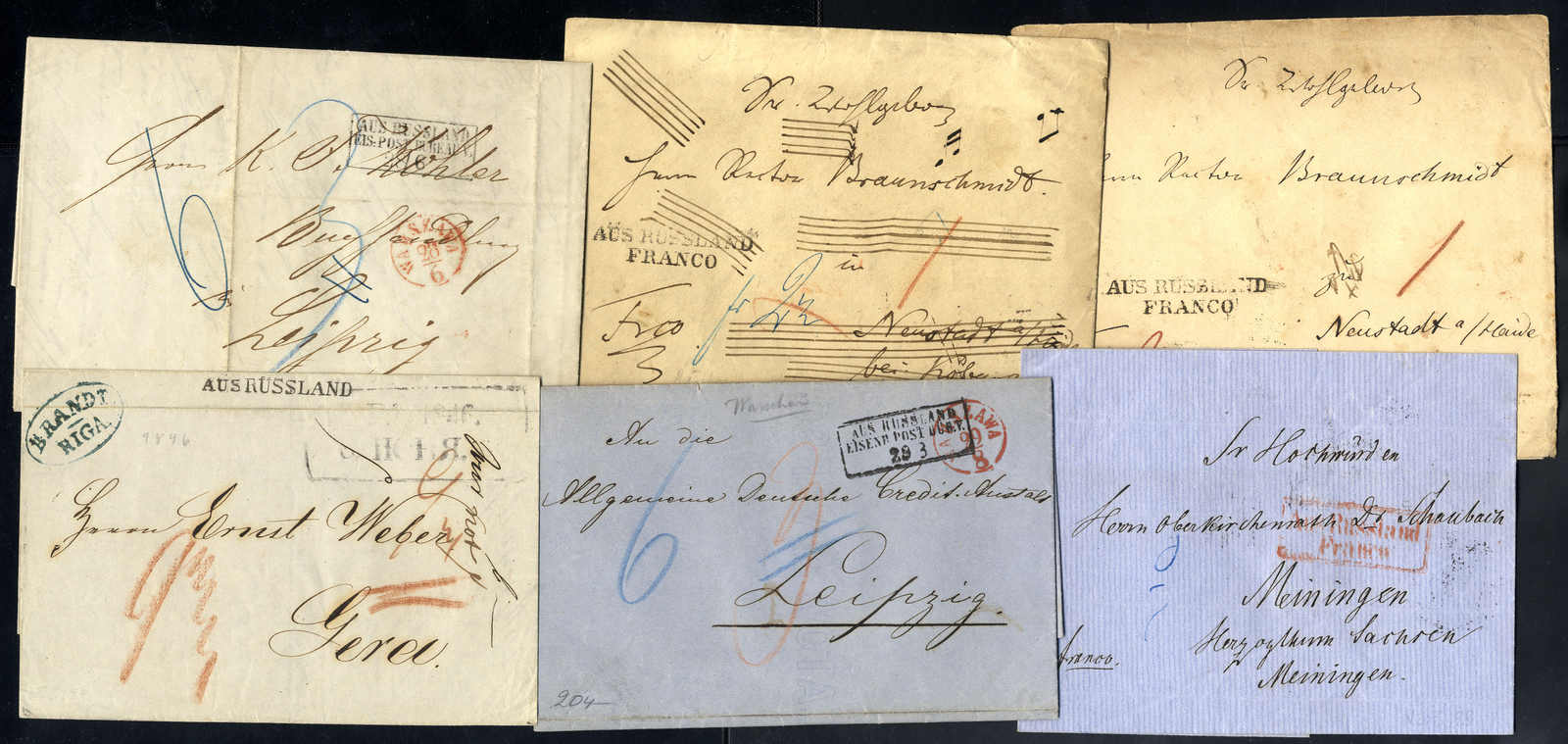 Lot 3220 - europe russia imperial pre-stamp postal history -  Viennafil Auktionen 63rd LIVE AUCTION