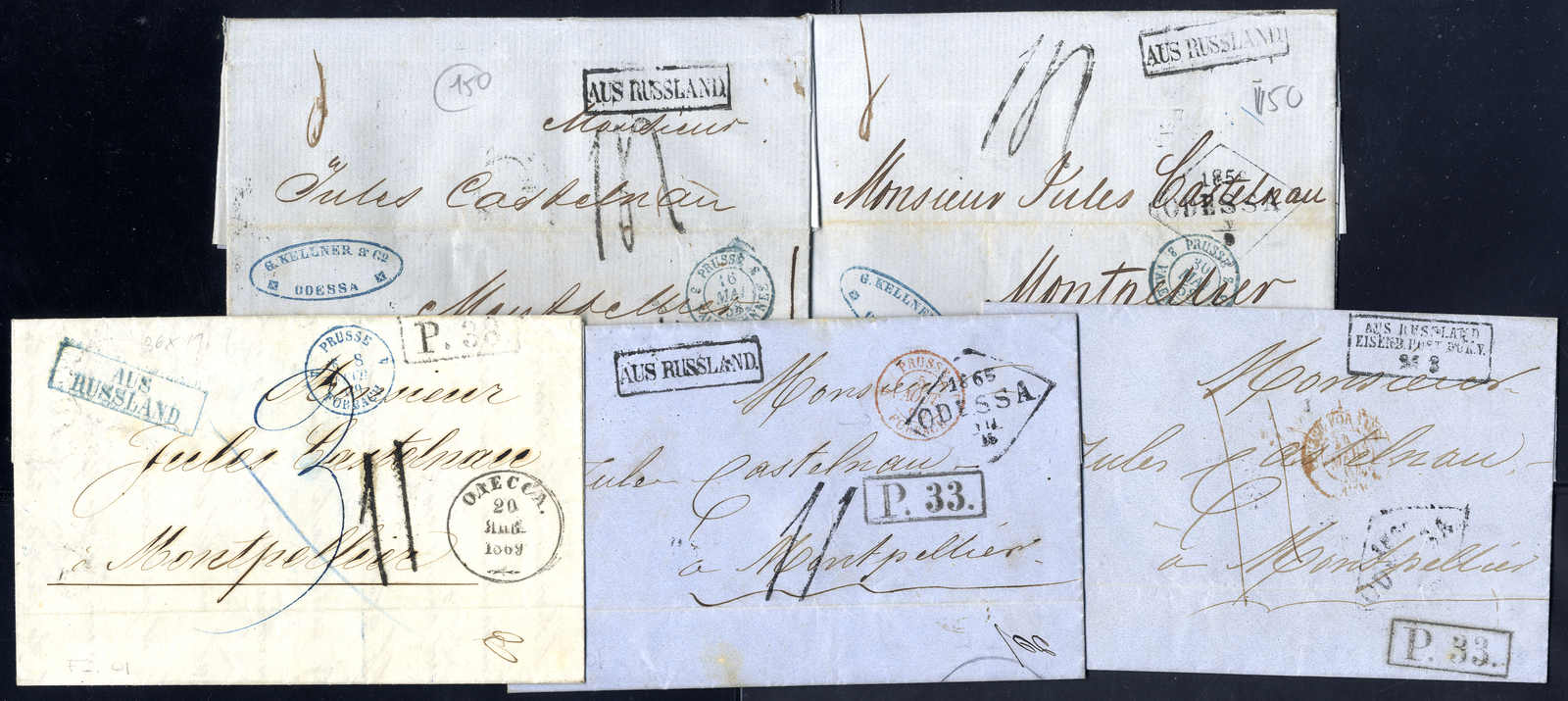 Lot 3259 - europe russia imperial pre-stamp postal history - Viennafil Auktionen 63rd LIVE AUCTION Lot 3259 - europe russia imperial pre-stamp postal history - Viennafil Auktionen 63rd LIVE AUCTION