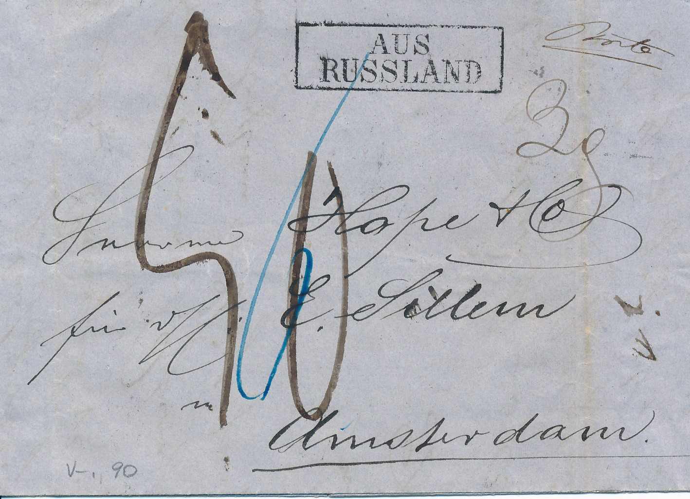 Lot 3232 - europe russia imperial pre-stamp postal history - Viennafil Auktionen 63rd LIVE AUCTION Lot 3232 - europe russia imperial pre-stamp postal history - Viennafil Auktionen 63rd LIVE AUCTION