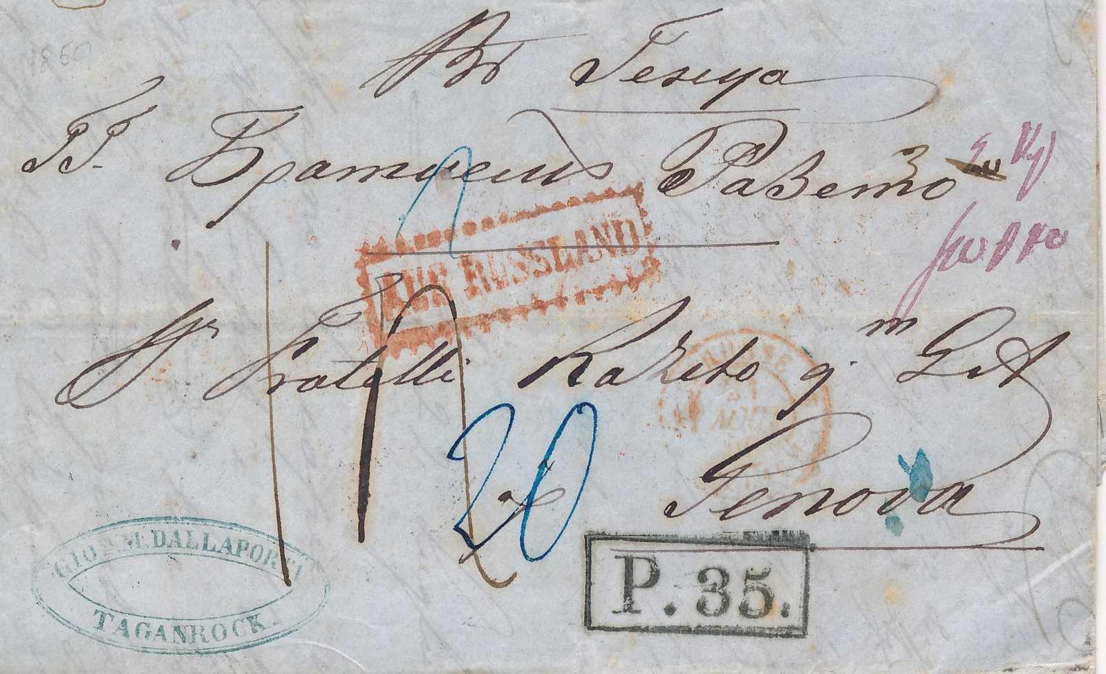 Lot 3260 - europe russia imperial pre-stamp postal history - Viennafil Auktionen 63rd LIVE AUCTION Lot 3260 - europe russia imperial pre-stamp postal history - Viennafil Auktionen 63rd LIVE AUCTION