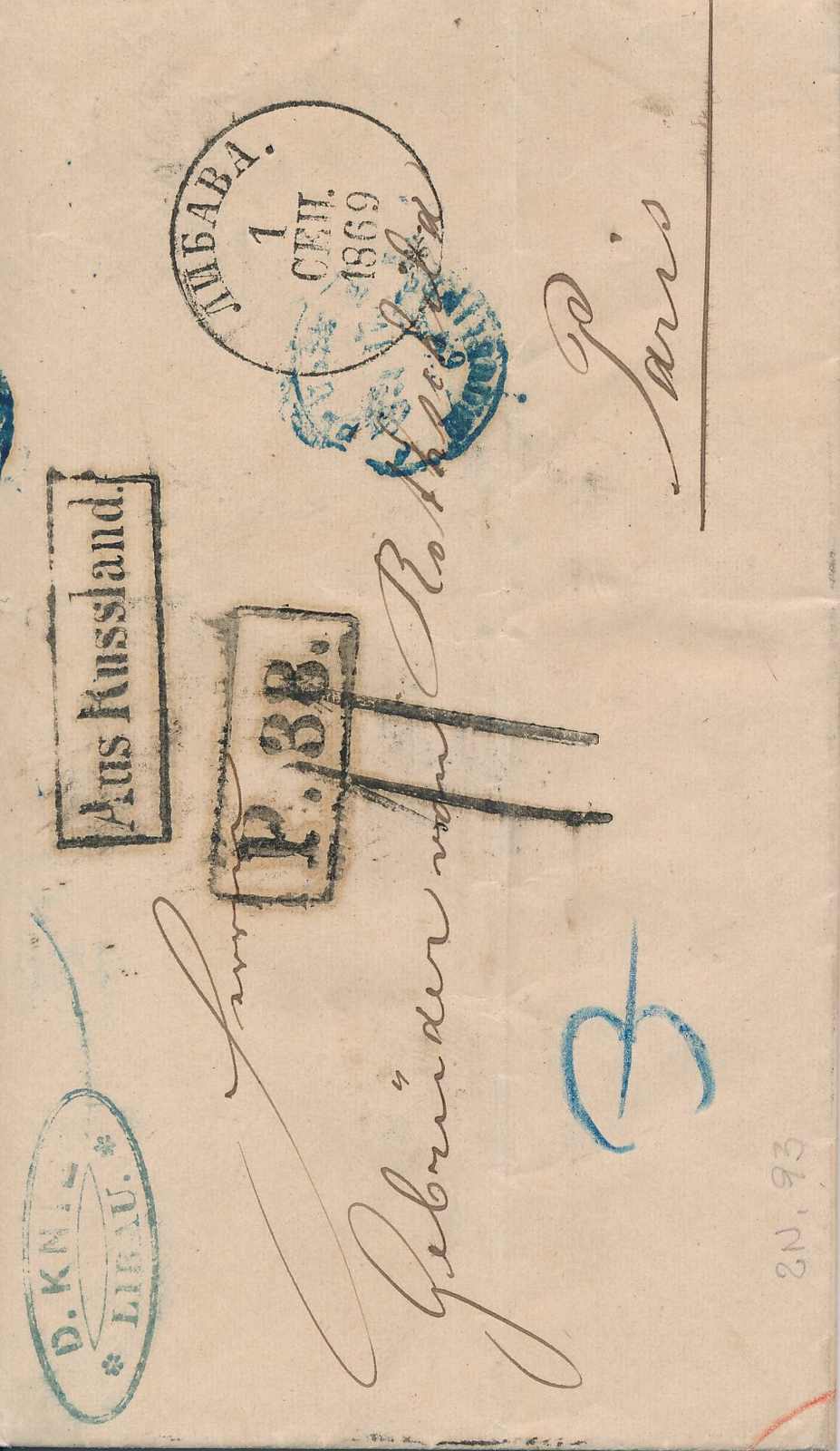 Lot 3255 - europe russia imperial pre-stamp postal history - Viennafil Auktionen 63rd LIVE AUCTION Lot 3255 - europe russia imperial pre-stamp postal history - Viennafil Auktionen 63rd LIVE AUCTION