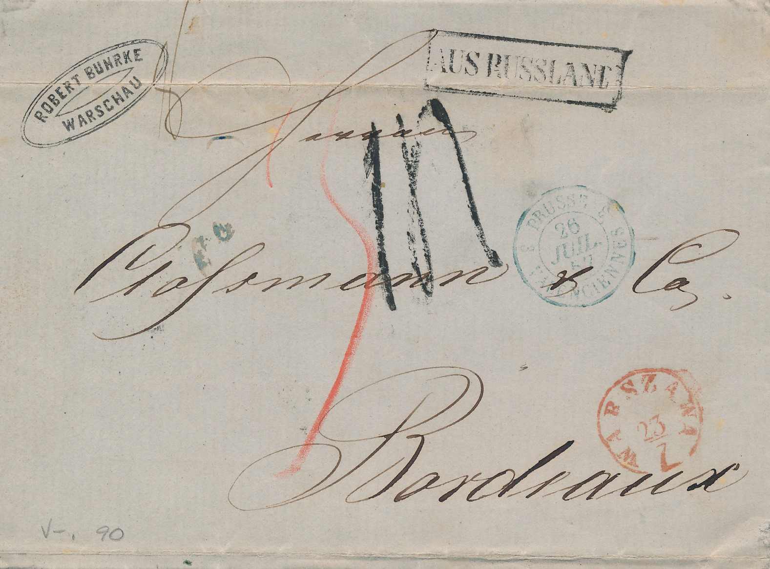 Lot 3242 - europe russia imperial pre-stamp postal history - Viennafil Auktionen 63rd LIVE AUCTION Lot 3242 - europe russia imperial pre-stamp postal history - Viennafil Auktionen 63rd LIVE AUCTION