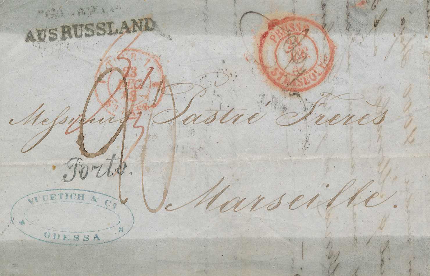 Lot 2918 - europe russia imperial pre-stamp postal history - Viennafil Auktionen 97th Public Auction Golden Heritage: Austrian Rarities & European Treasures Auction Lot 2918 - europe russia imperial pre-stamp postal history - Viennafil Auktionen 97th Public Auction Golden Heritage: Austrian Rarities & European Treasures Auction