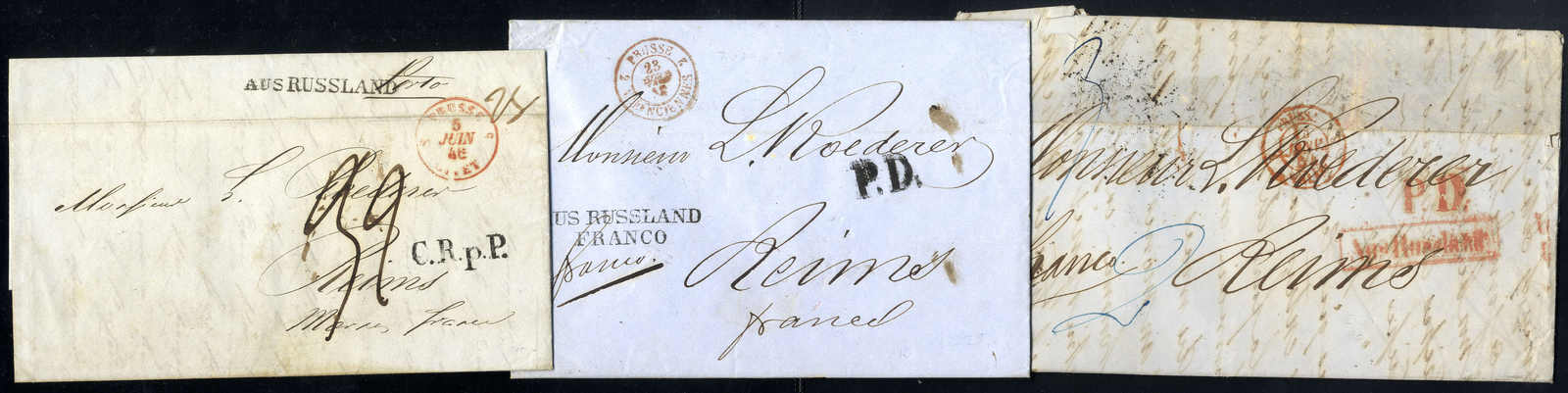 Lot 3217 - europe russia imperial pre-stamp postal history -  Viennafil Auktionen 63rd LIVE AUCTION