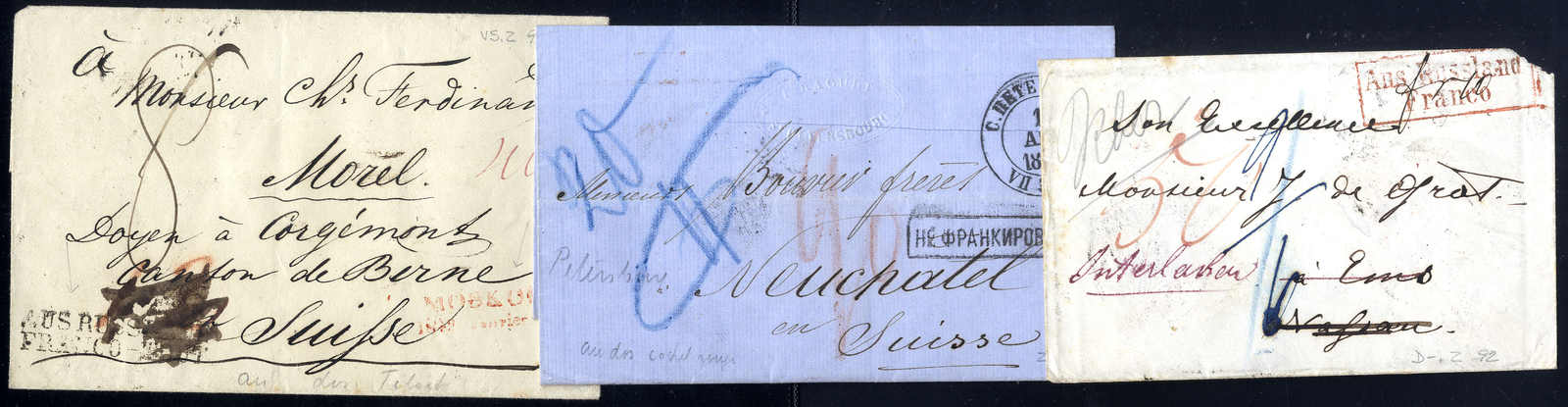 Lot 3213 - europe russia imperial pre-stamp postal history -  Viennafil Auktionen 63rd LIVE AUCTION