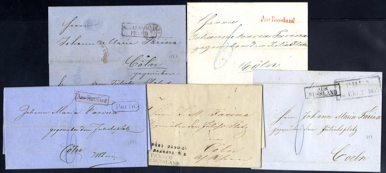 Lot 3210 - europe russia imperial pre-stamp postal history -  Viennafil Auktionen 63rd LIVE AUCTION