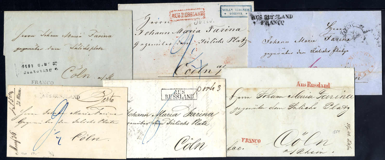 Lot 3208 - europe russia imperial pre-stamp postal history -  Viennafil Auktionen 63rd LIVE AUCTION