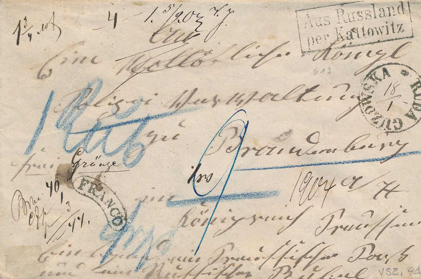 Lot 3272 - europe russia imperial pre-stamp postal history - Viennafil Auktionen 63rd LIVE AUCTION Lot 3272 - europe russia imperial pre-stamp postal history - Viennafil Auktionen 63rd LIVE AUCTION