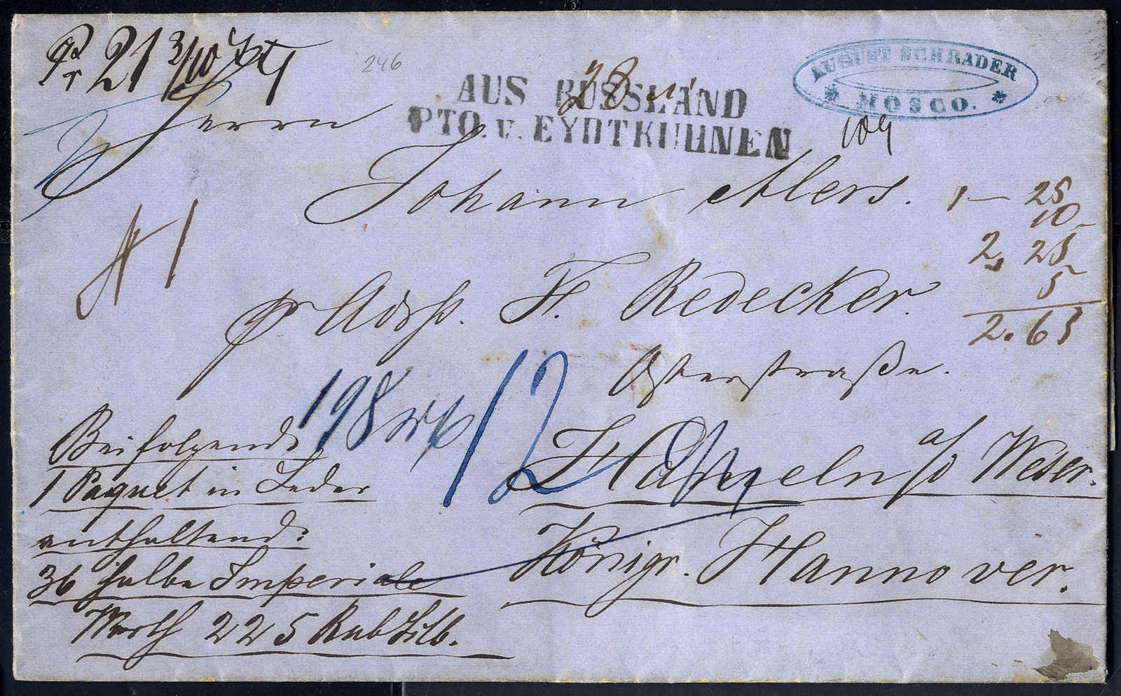 Lot 3266 - europe russia imperial pre-stamp postal history - Viennafil Auktionen 63rd LIVE AUCTION Lot 3266 - europe russia imperial pre-stamp postal history - Viennafil Auktionen 63rd LIVE AUCTION