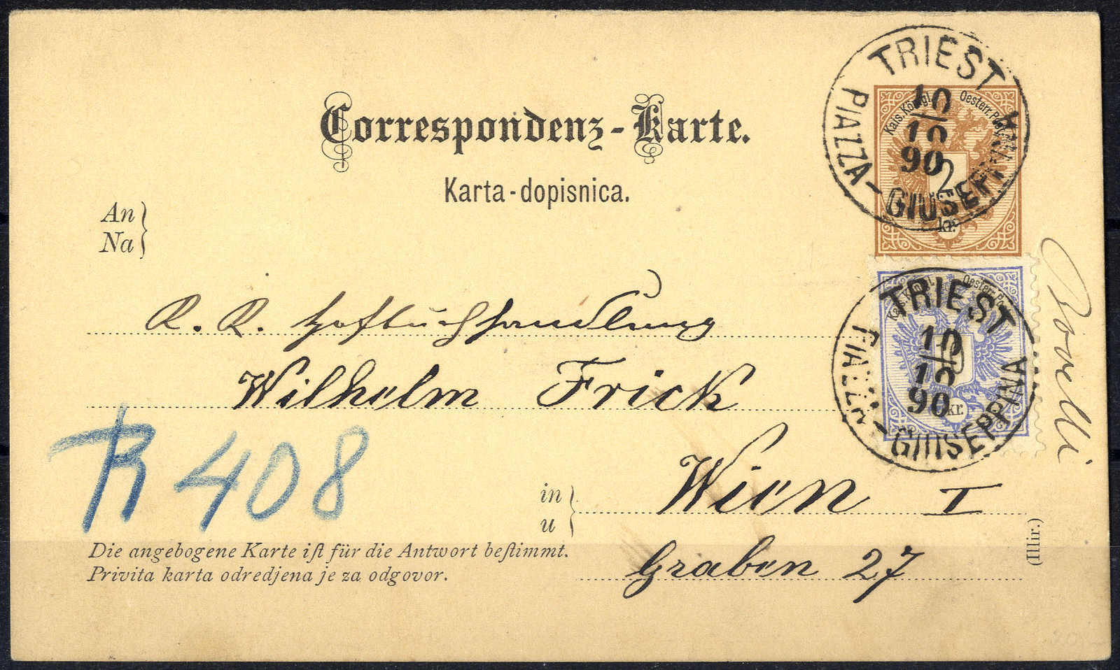 Lot 2144 - europe Austria Issue 1883 - Viennafil Auktionen 63rd LIVE AUCTION Lot 2144 - europe Austria Issue 1883 - Viennafil Auktionen 63rd LIVE AUCTION