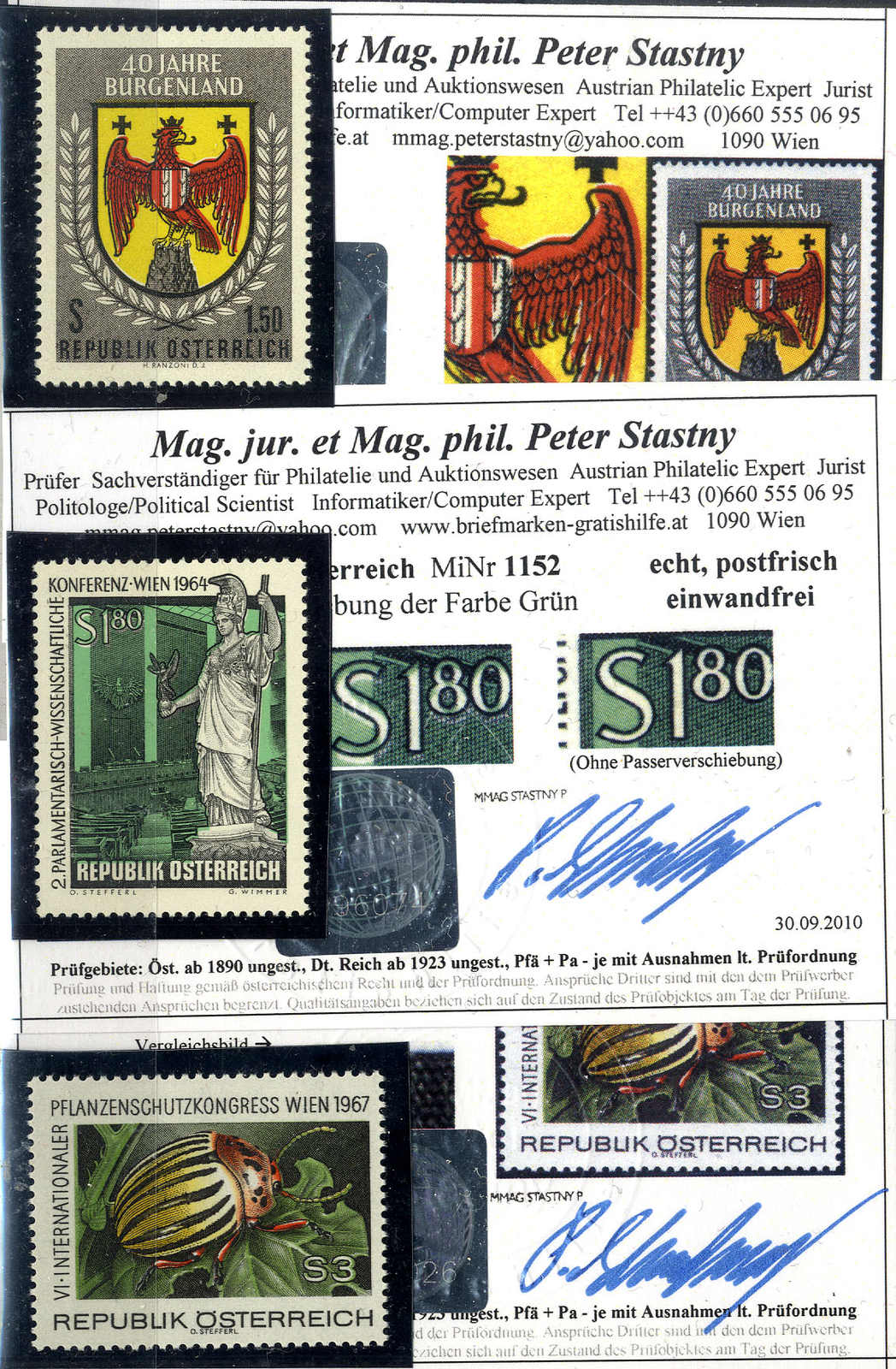 Lot 2503 - europe Austria 2nd. Republic -  Viennafil Auktionen 63rd LIVE AUCTION