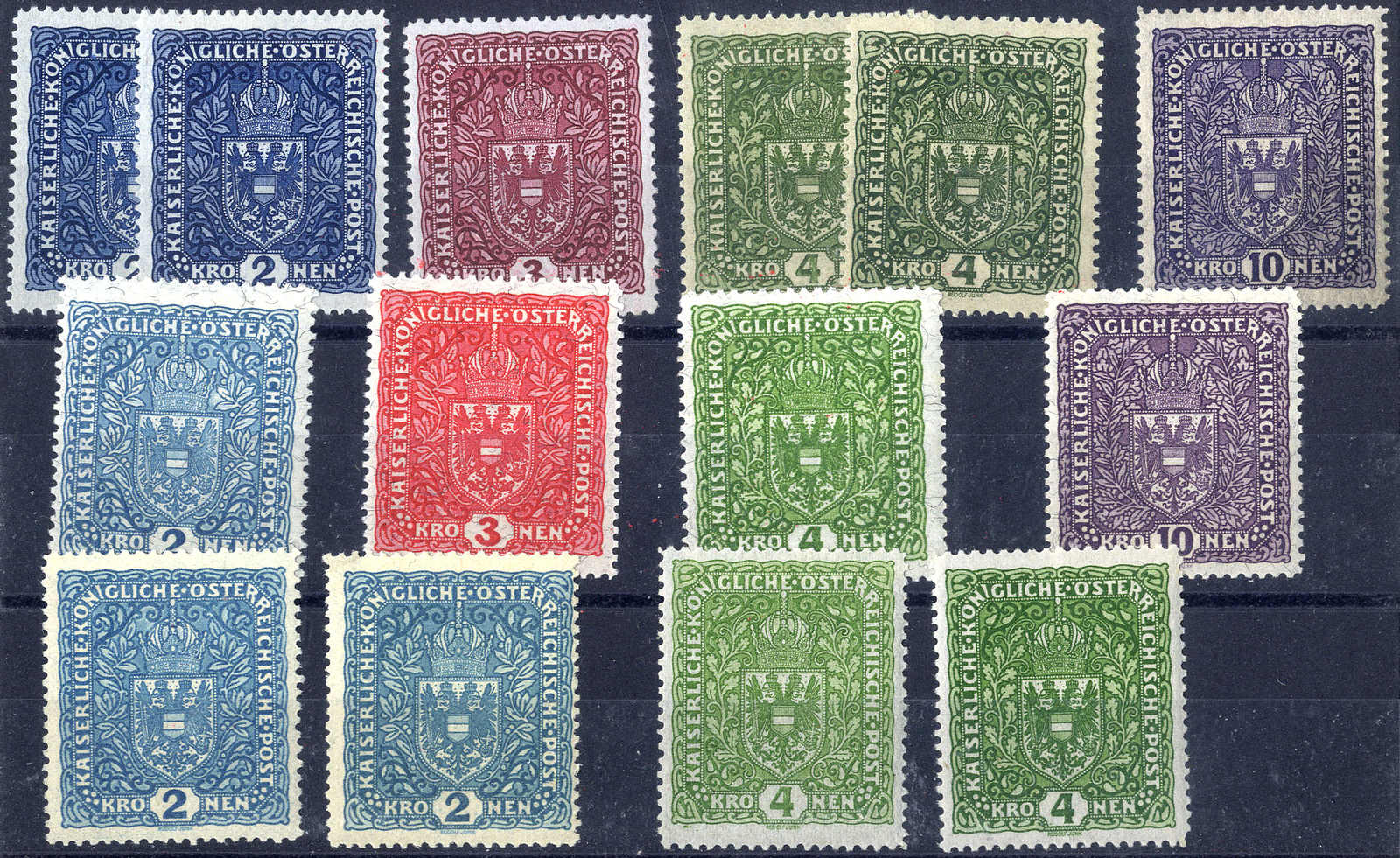 Lot 2204 - europe Austria 1890-1918 Issues -  Viennafil Auktionen 63rd LIVE AUCTION
